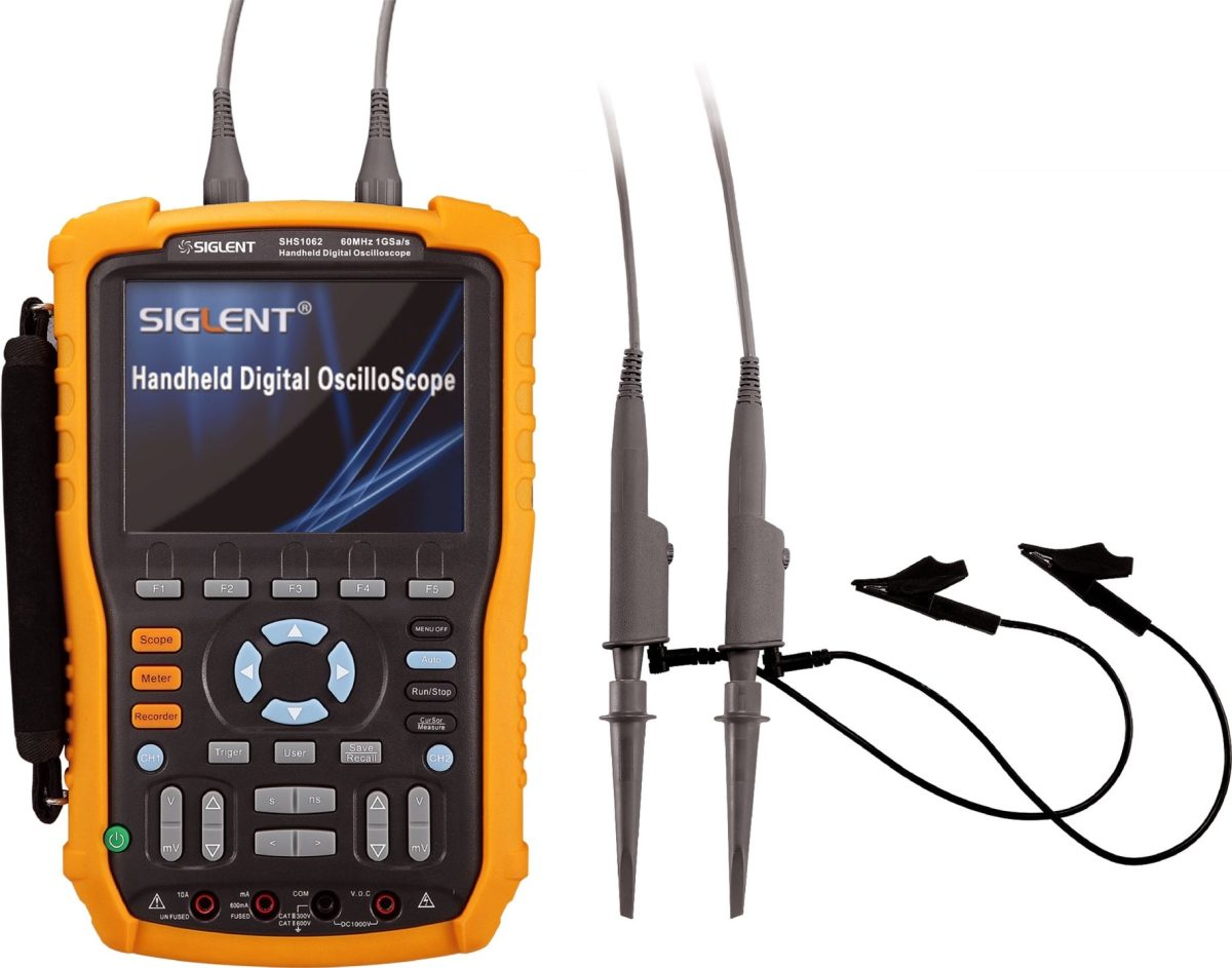 Siglent SHS1102 - 2 Channel / 100 MHz Handheld Oscilloscope