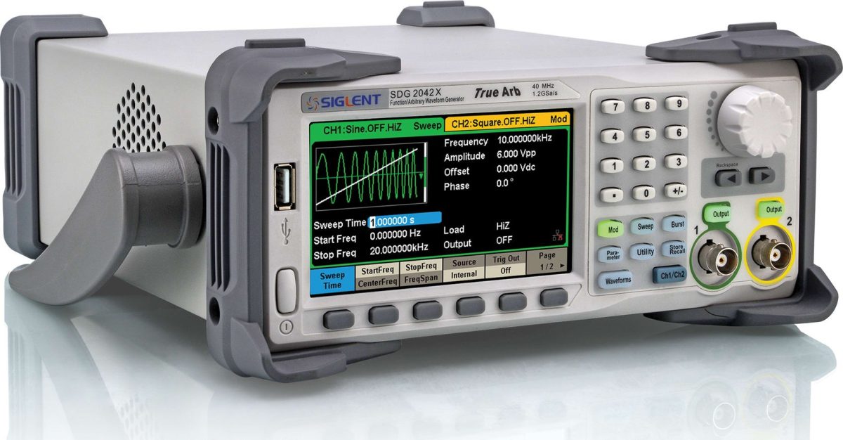 Siglent SDG2042X - Function/Arbitrary Waveform Generator (2 Channels/40MHz/1.2 GSa/s) Siglent SDG2042X - Function/Arbitrary Waveform Generator (2 Channels/40MHz/1.2 GSa/s)