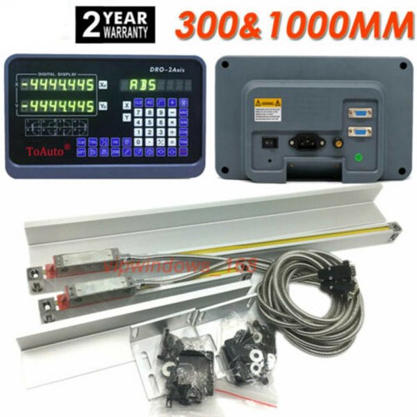 TTL Linear Scales 2Axis (12" & 40") Digital Readout Kit DRO Display Bridgeport Mill