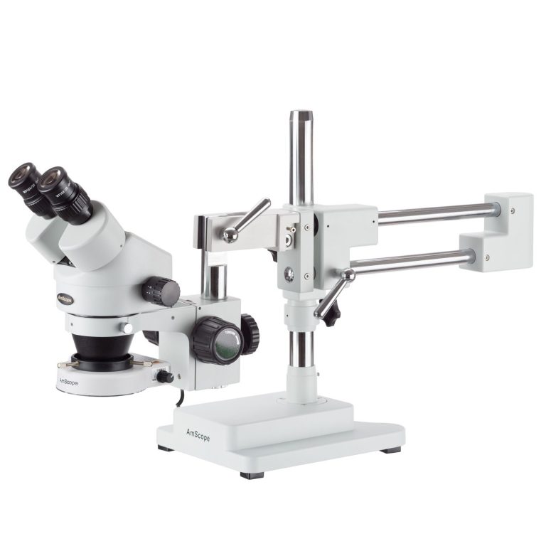 Amscope SM-4B-80S 7X-45X Zoom Magnification Circuit Inspection Stereo ...