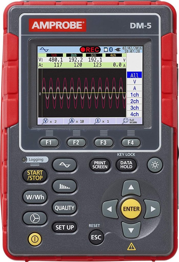 Amprobe DM-5 Power Quality Analyzer