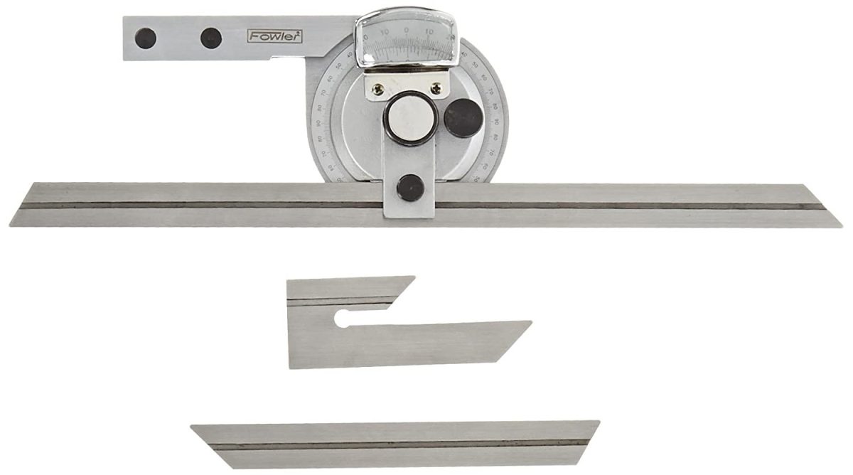 Fowler 52-440-612-0, Universal Bevel Protractor with 6" and 12" Blade Fowler 52-440-612-0, Universal Bevel Protractor with 6" and 12" Blade