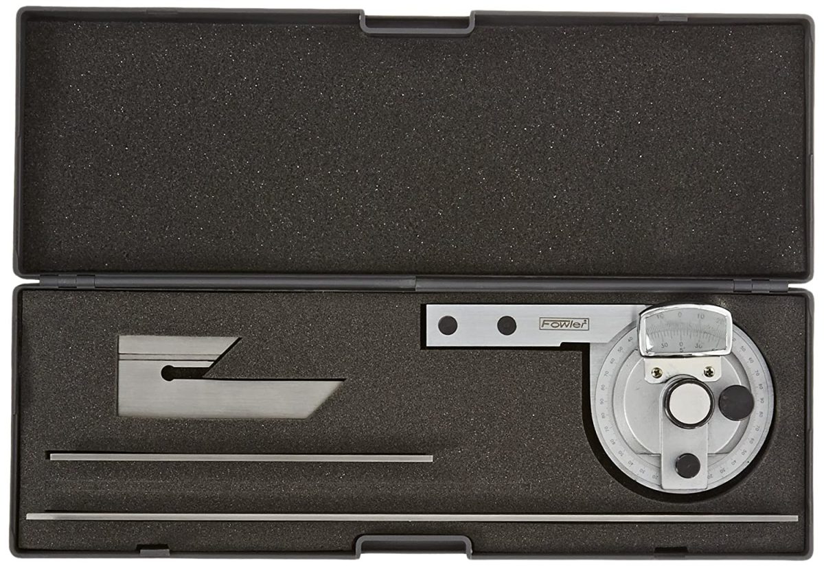 Fowler 52-440-612-0, Universal Bevel Protractor with 6" and 12" Blade