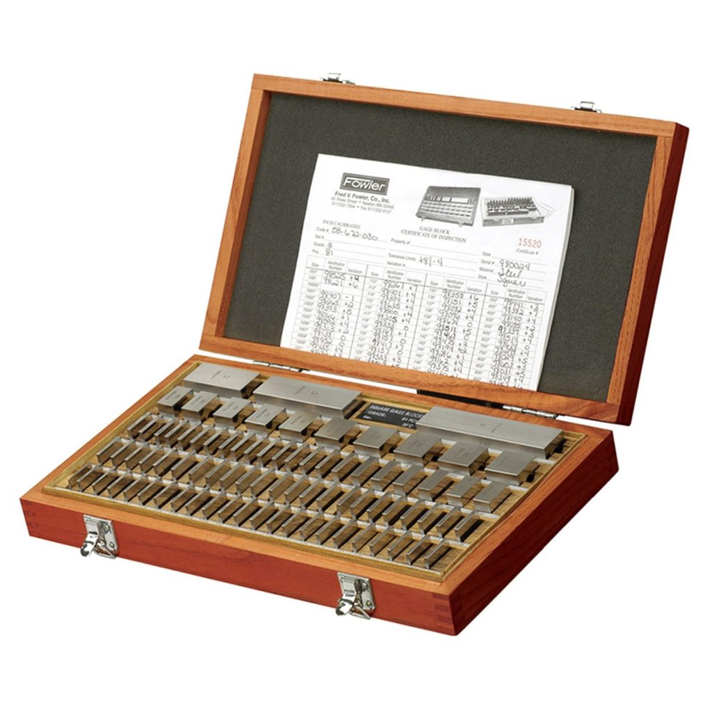 Fowler 54-672-026-0 Square Gage Block Sets