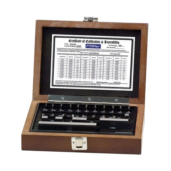 Fowler 53-670-036-0 Rectangular Gage Block Sets