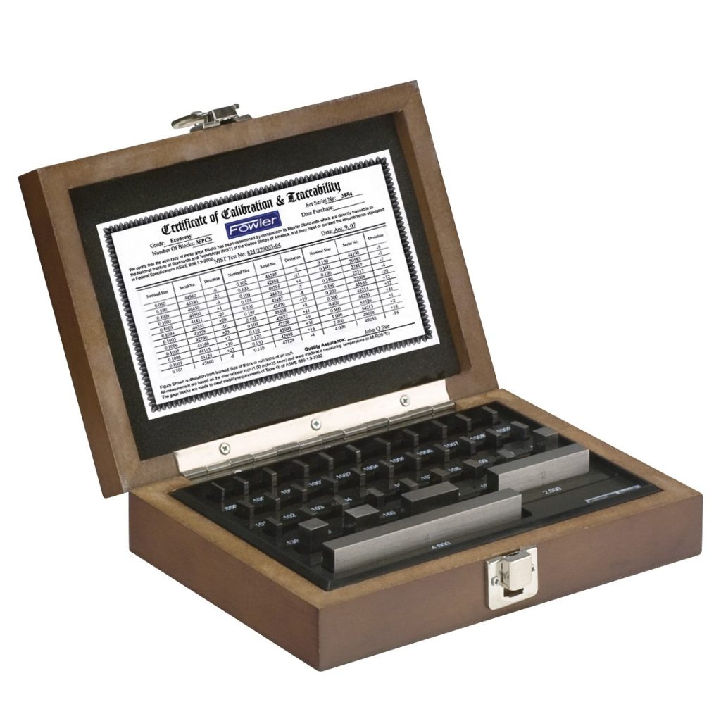 Fowler 53-672-036-0 Economy Rectangular Gage Block Sets