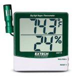 Extech 445715 Higrotermómetro de dígitos grandes con sonda remota