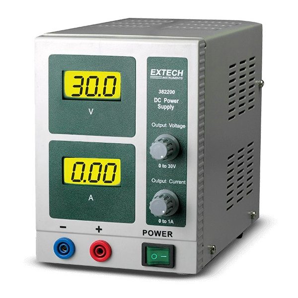 Extech 382200 Fuente de alimentación de CC de salida única de 30 V/1 A