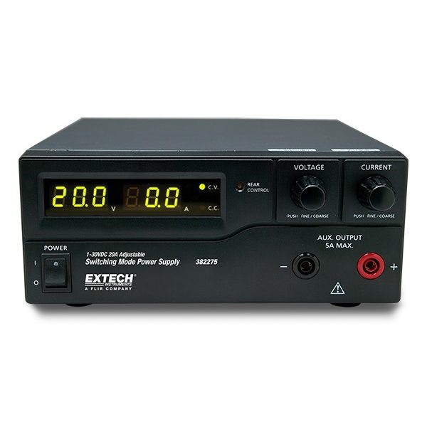 Extech 382275 Fuente de alimentación de CC en modo conmutación de 600 W (120 V)