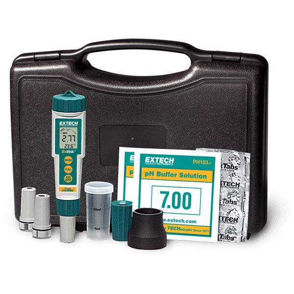 Extech EX900 Kit de cloro, pH, ORP y temperatura 4 en 1 ExStik
