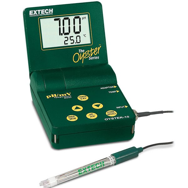 Extech OYSTER-10 Medidor de pH/mV/temperatura de la serie Oyster