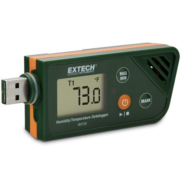 Extech RHT30 Registrador de datos de humedad/temperatura con USB