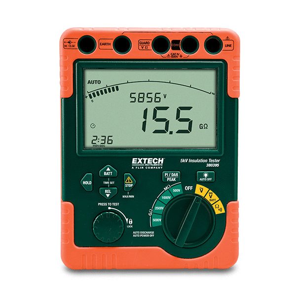 Extech 380396 Comprobador digital de aislamiento de alto voltaje (220 V) (NIST)