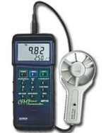 Extech 407113 Anemómetro de paletas metálicas CFM para trabajos pesados