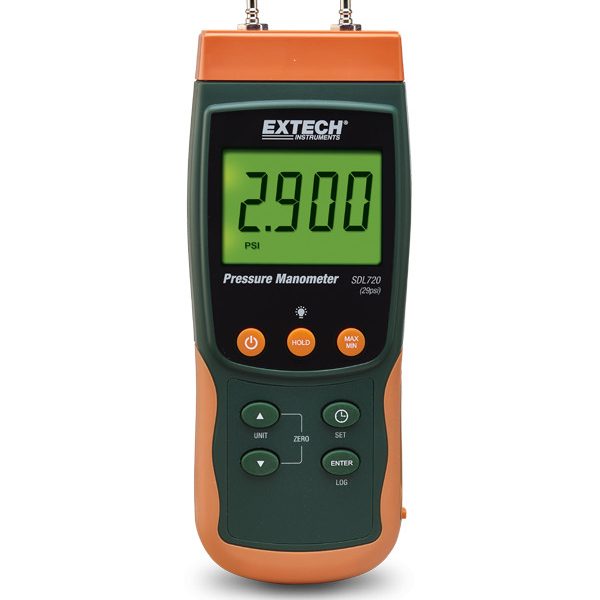 Extech SDL720 Manómetro de presión diferencial/Registrador de datos