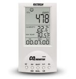 Extech CO220 Monitor de CO2 de calidad del aire de escritorio para interiores