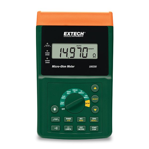 Extech UM200 Micróhmetro de alta resolución