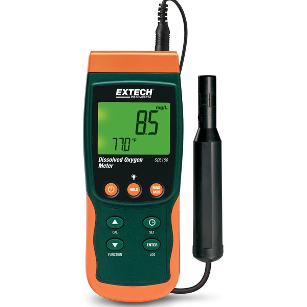 Extech SDL150 Medidor/registrador de datos de oxígeno disuelto