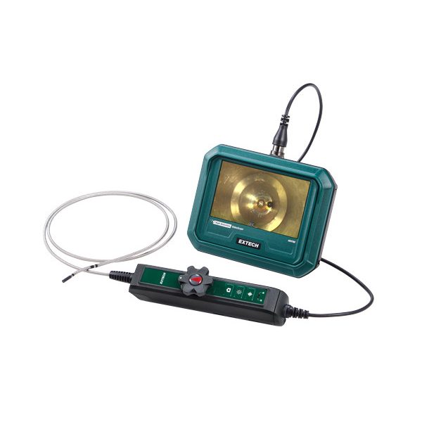 Extech HDV730 Kit de videoscopio HDV730 con sonda de cámara con articulación flexible HD de dos vías de 3.9 mm x 1 m