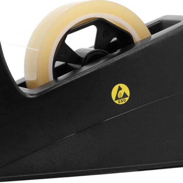 Botron B1607 Dispensador de cinta ESD (Cuerpo de plástico conductivo, núcleo de 3 pulgadas, cinta de 1 pulgada de ancho)