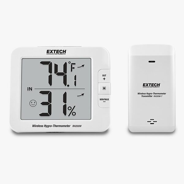 Extech RH200W Higrotermómetro inalámbrico multicanal
