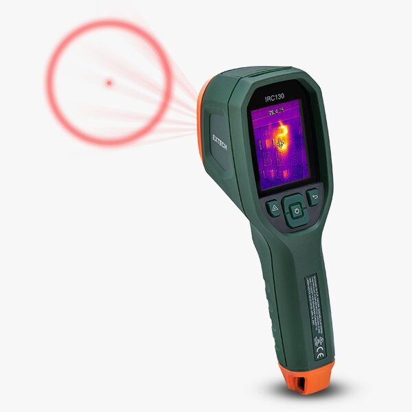 Extech IRC130 Termómetro infrarrojo con cámara termográfica con MSX®