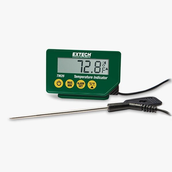 Extech TM26 Indicador de temperatura compacto con certificación NSF