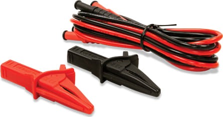 Extech CLT-TL Cables de prueba con pinzas de cocodrilo (juego de 2)