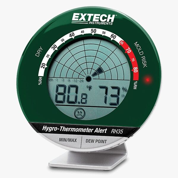 Extech RH35 Alerta de higrotermómetro de escritorio