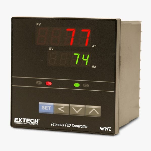 Extech 96VFL11 Controlador PID de temperatura 1/4 DIN con dos salidas de relé