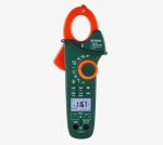 Extech EX623A Pinza amperimétrica de entrada doble de 600 A con termómetro infrarrojo y NCV